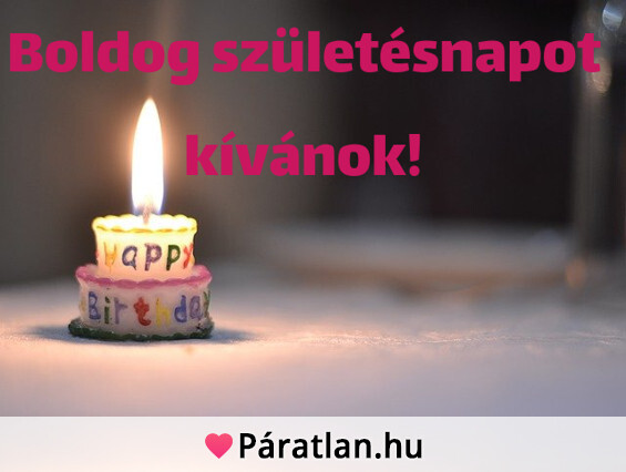 Boldog születésnapot kívánok!