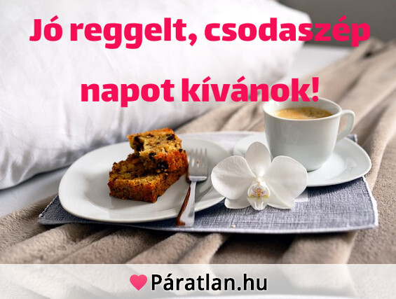 Jó reggelt, csodaszép napot kívánok!