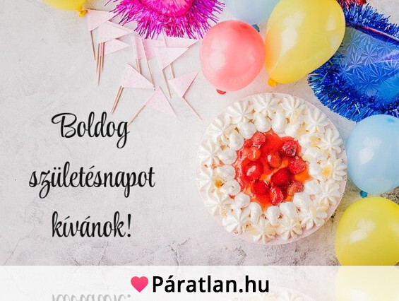 Boldog születésnapot kívánok!