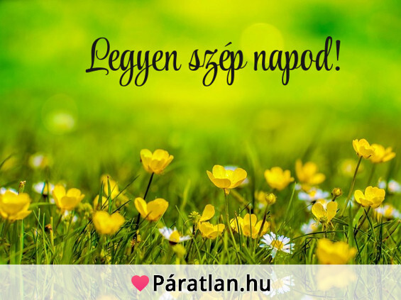 Legyen szép napod!