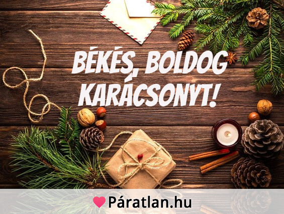 Békés, boldog karácsonyt!